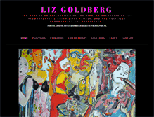 Tablet Screenshot of lizgoldberg.com